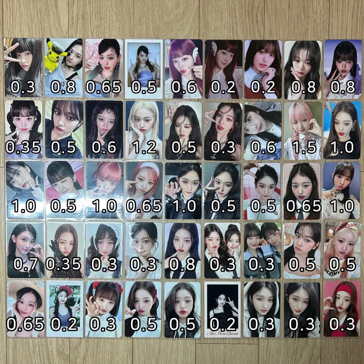 ive photocard sell yujin gaeul lay wonyoung leeseo illeven waveswitch alive walltooth seasons greetings