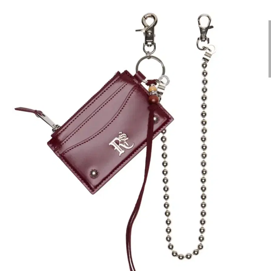 rssc RIVET KEYCHAIN CARD HOLDER - WINE