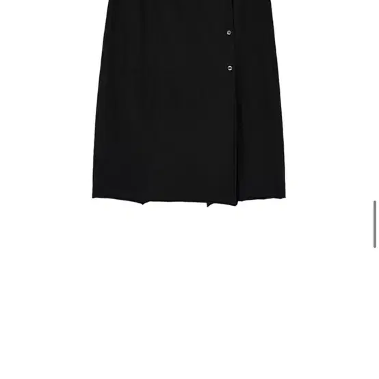 [REPOS] Wrap Button Skirt (Black)