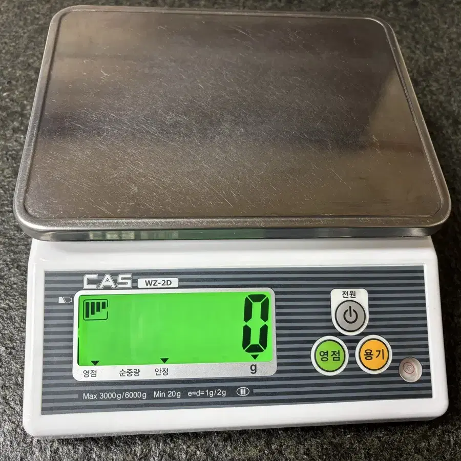 카스 저울 wz-2d 최대 6kg