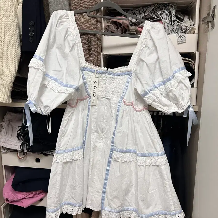 포러브앤레몬 meadow dress 미니드레스 베이비돌원피스