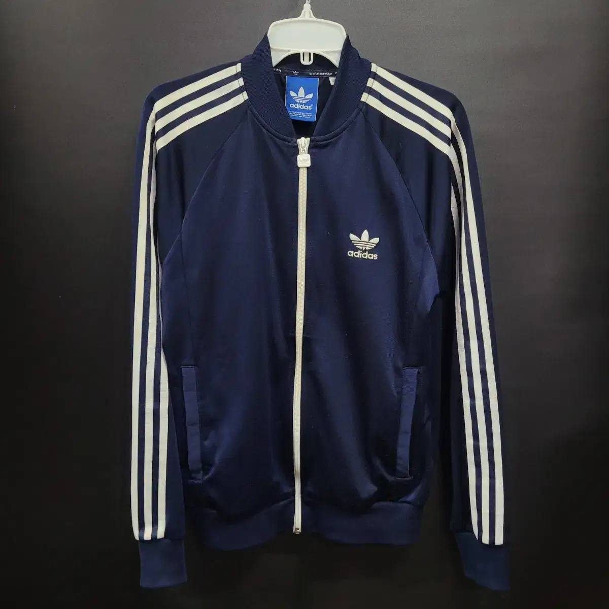 Adidas Firebird Gon White Navy Track Top Jersey (Free Shipping)