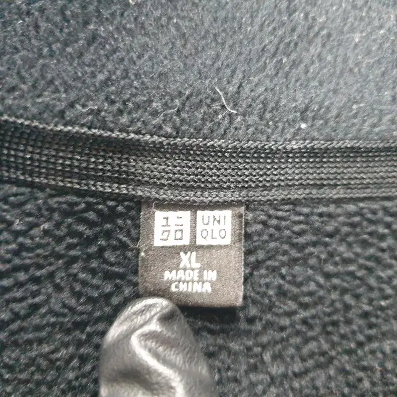 F3653 UNIQLO 남XL 블랙 플리스 후리스 자켓/더크