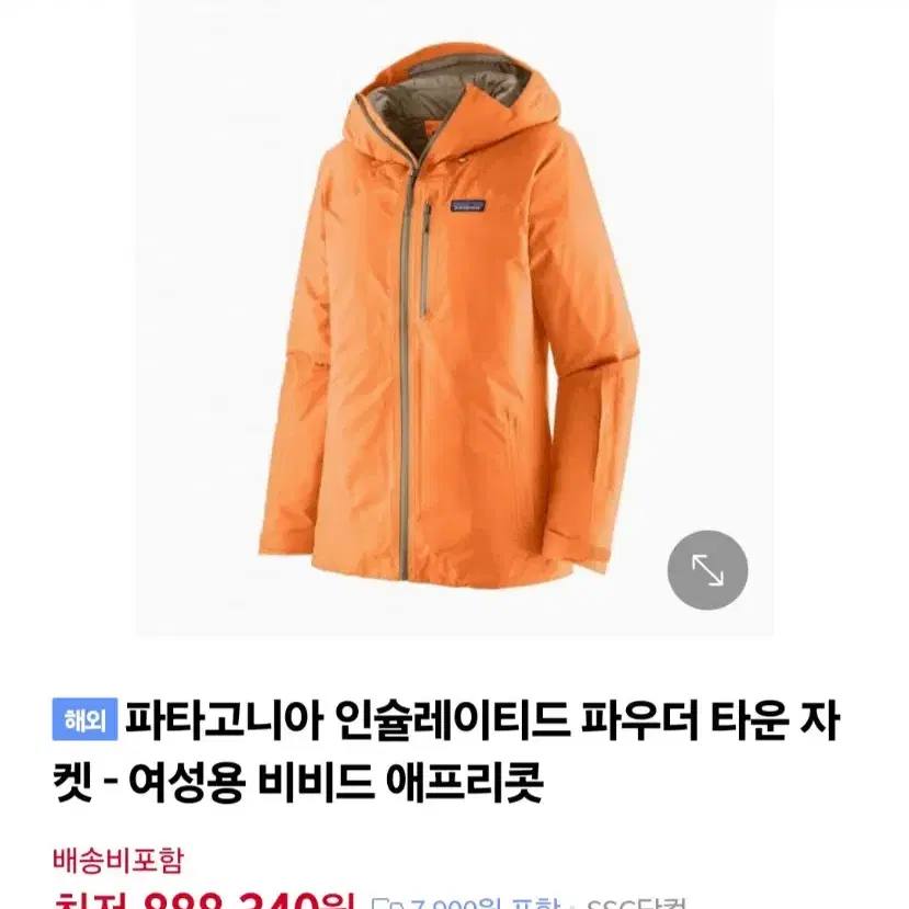 파타고니아 이슐레이트드 파우더 타운 자켓