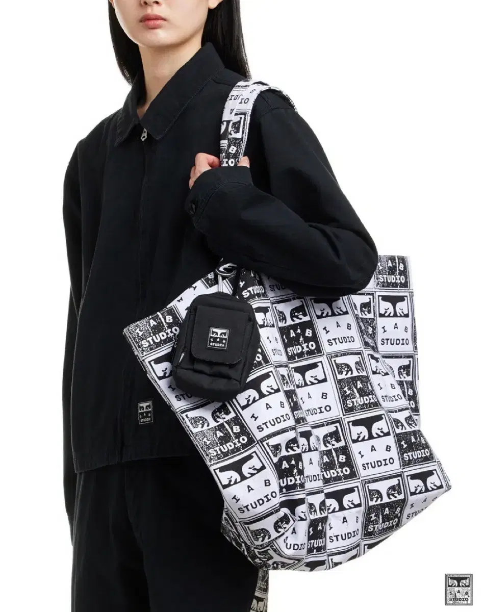 (새제품)iab studio X obey faded tote bag