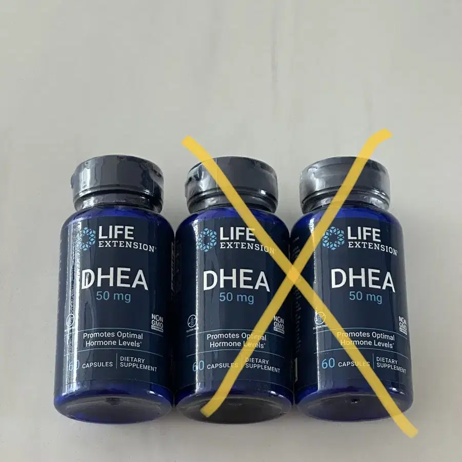 라이프익스텐션 DHEA 60정 50mg 미개봉