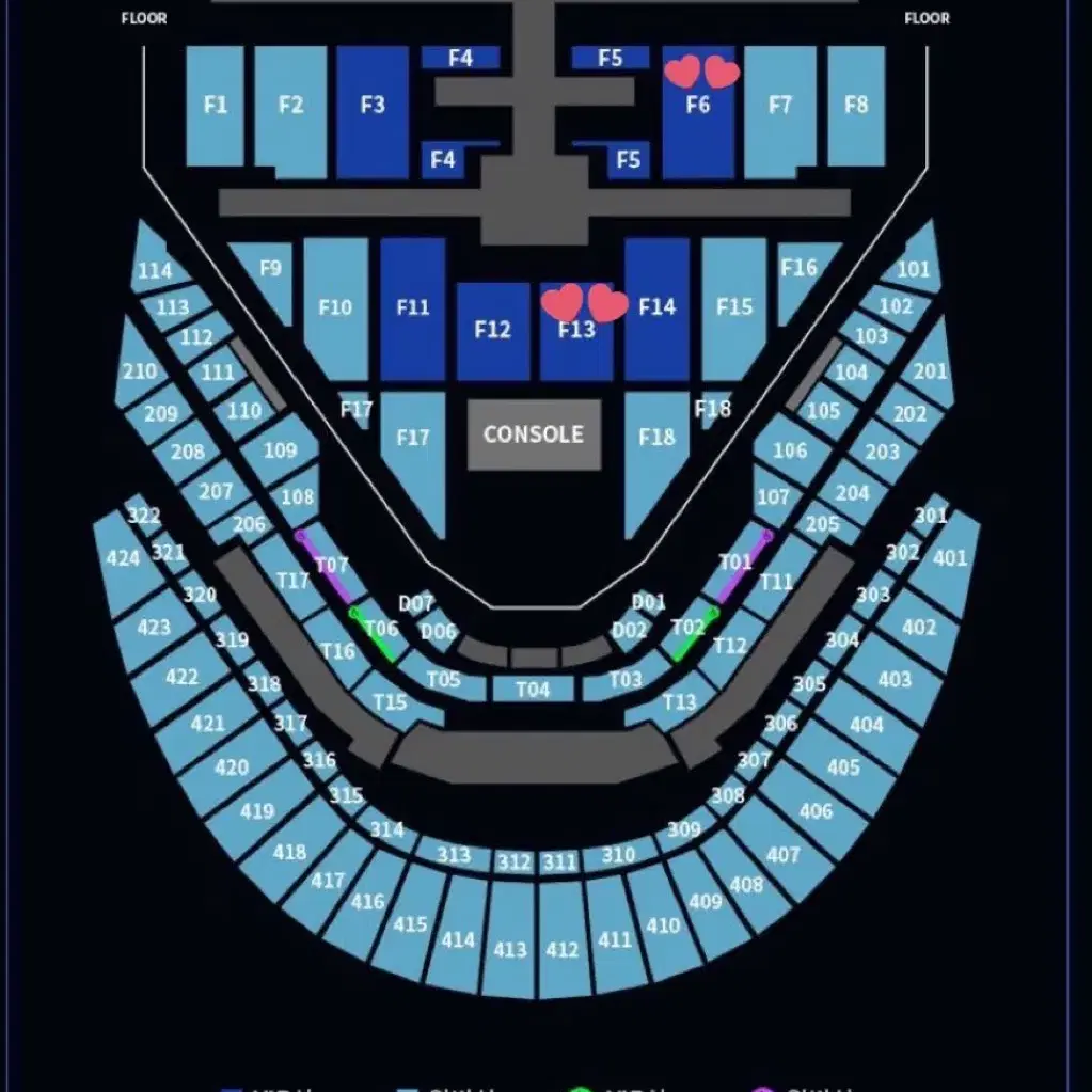 엔시티일이칠 더 모멘텀 콘서트 첫콘 vip f13