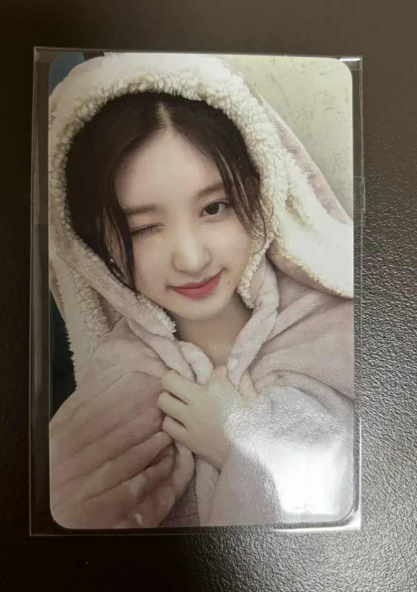 ive mein makestar rabbitblanketphotocard gaeul