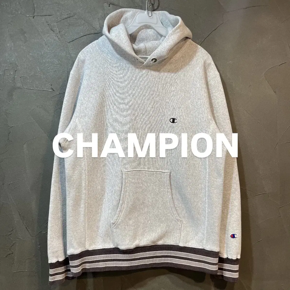 [L] CHAMPION 챔피온 리버스위브 후드티