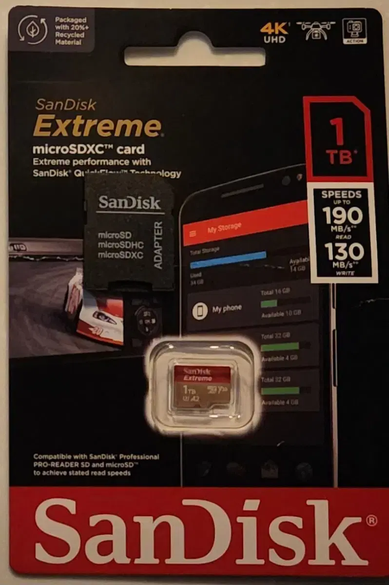 Sandisk Extreme 1TB MicroSD Card