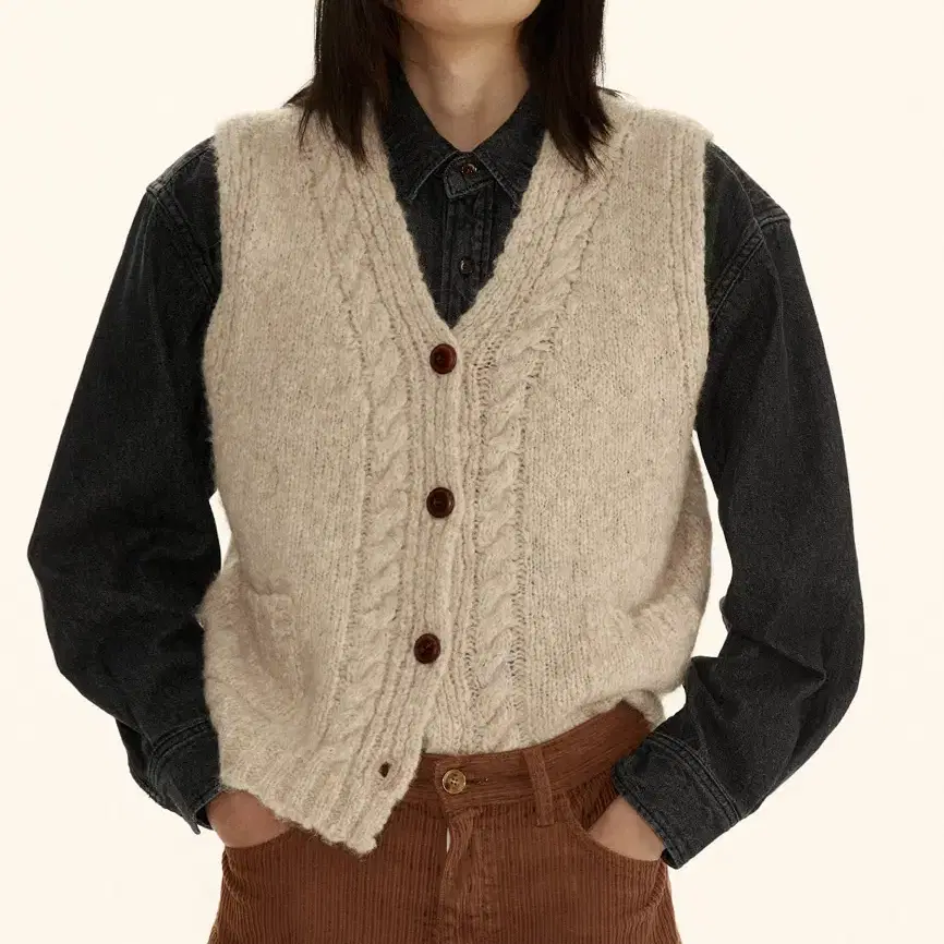 거의새상품) sienne 시엔느 Kevin Italy Vest