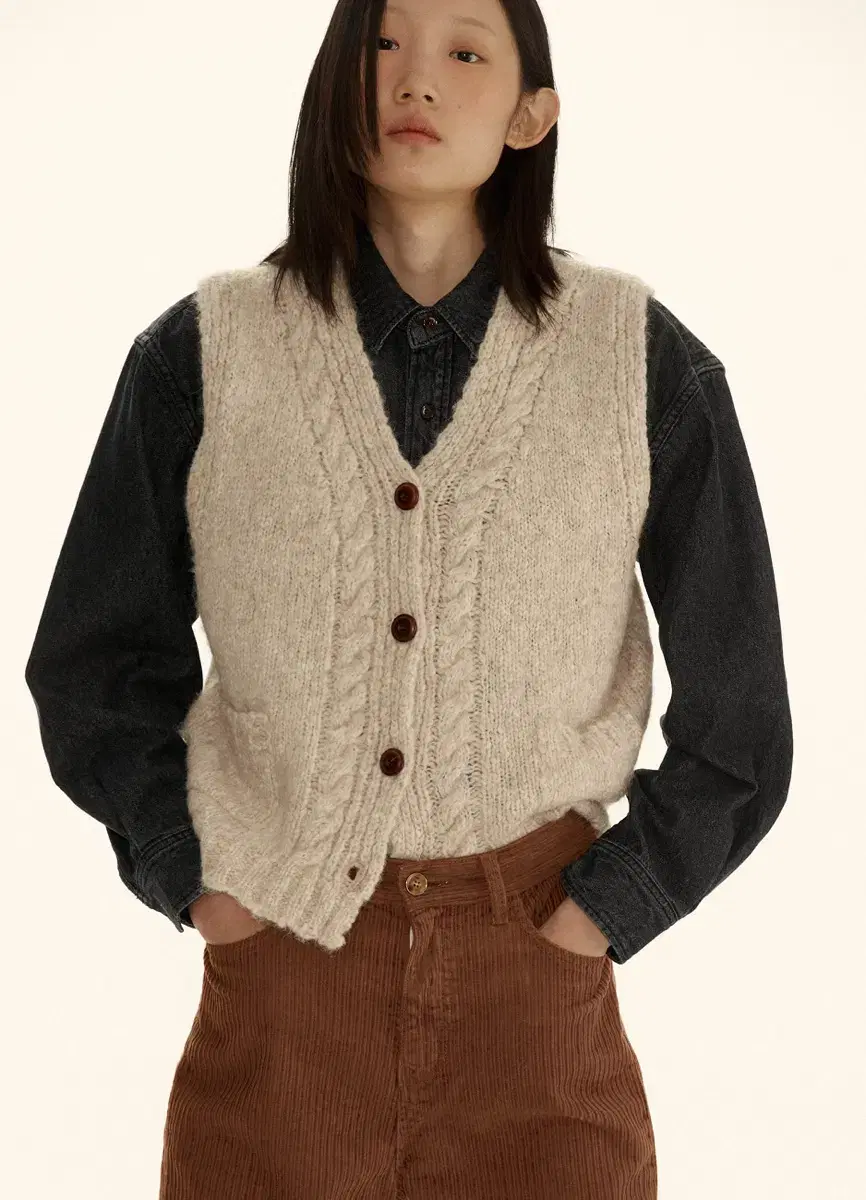 거의새상품) sienne 시엔느 Kevin Italy Vest