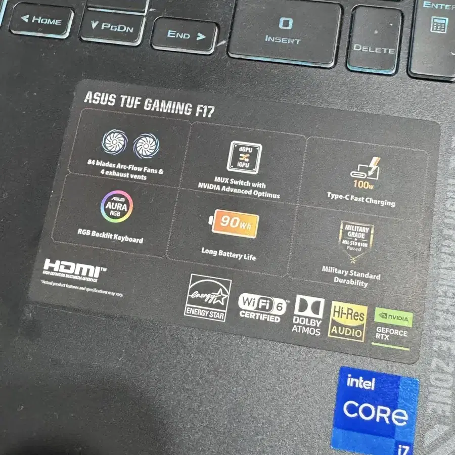 ASUS TUF GAMING F17 4050