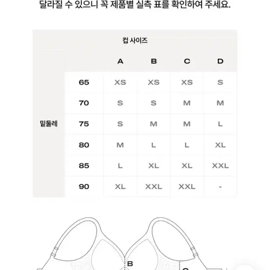 베리시 쿨핏 브라 볼륨핏 M 블랙