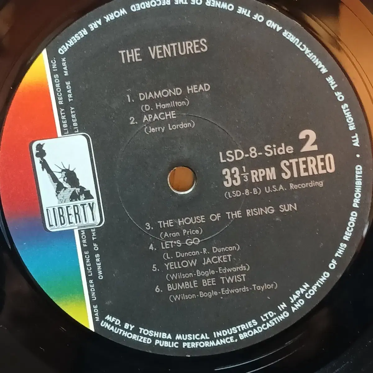 THE VENTURES LP 4장 일괄 할인가격