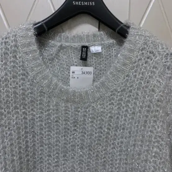 새상품 H&M 펄 반짝이 니트