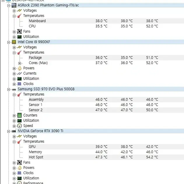 i9- 9900kf,3090ti슈프림x or 3060벤투스 12g