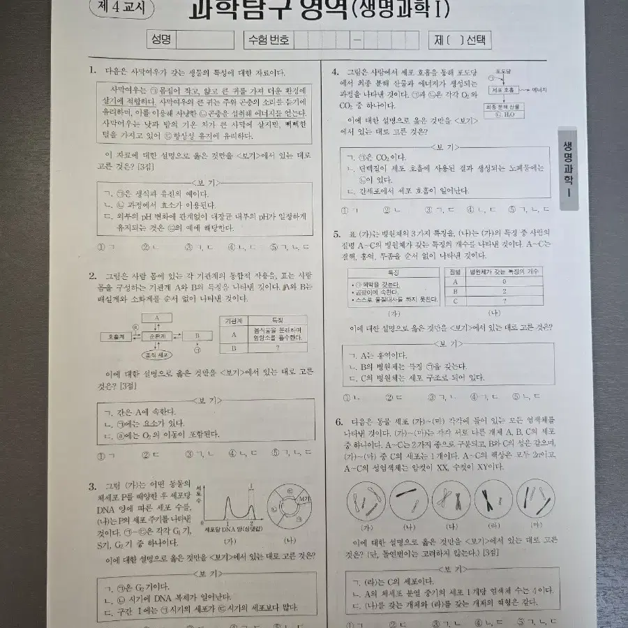 원가 211,000원) DCAF 디카프 생명과학1 모의고사(31회분)