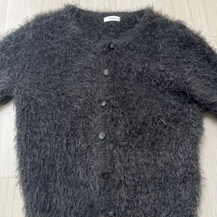 monoha shaggy cardigan