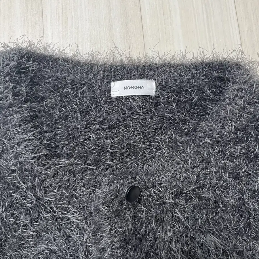 monoha shaggy cardigan