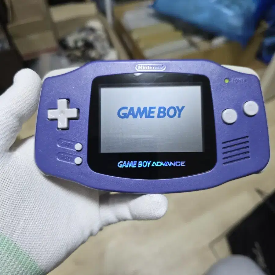 B+급 닌텐도 gba 게임보이어드밴스 블루