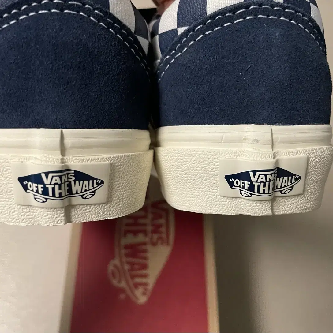 (새상품)VANS 반스 체커보드 올드스쿨 네이비