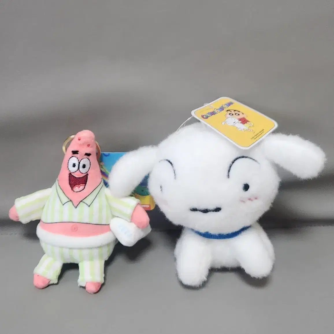 흰둥이+뚱이 키링(새제품)