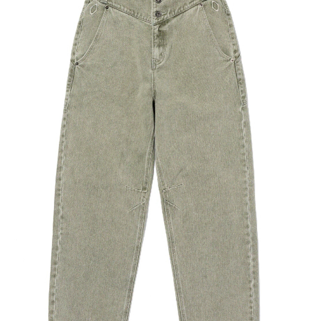 미스치프 (새상품) WASHED SLOUCHY JEANS 블랙,카키