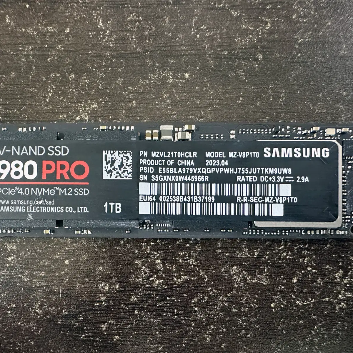 삼성전자 980 PRO M.2 NVMe (1TB) SSD