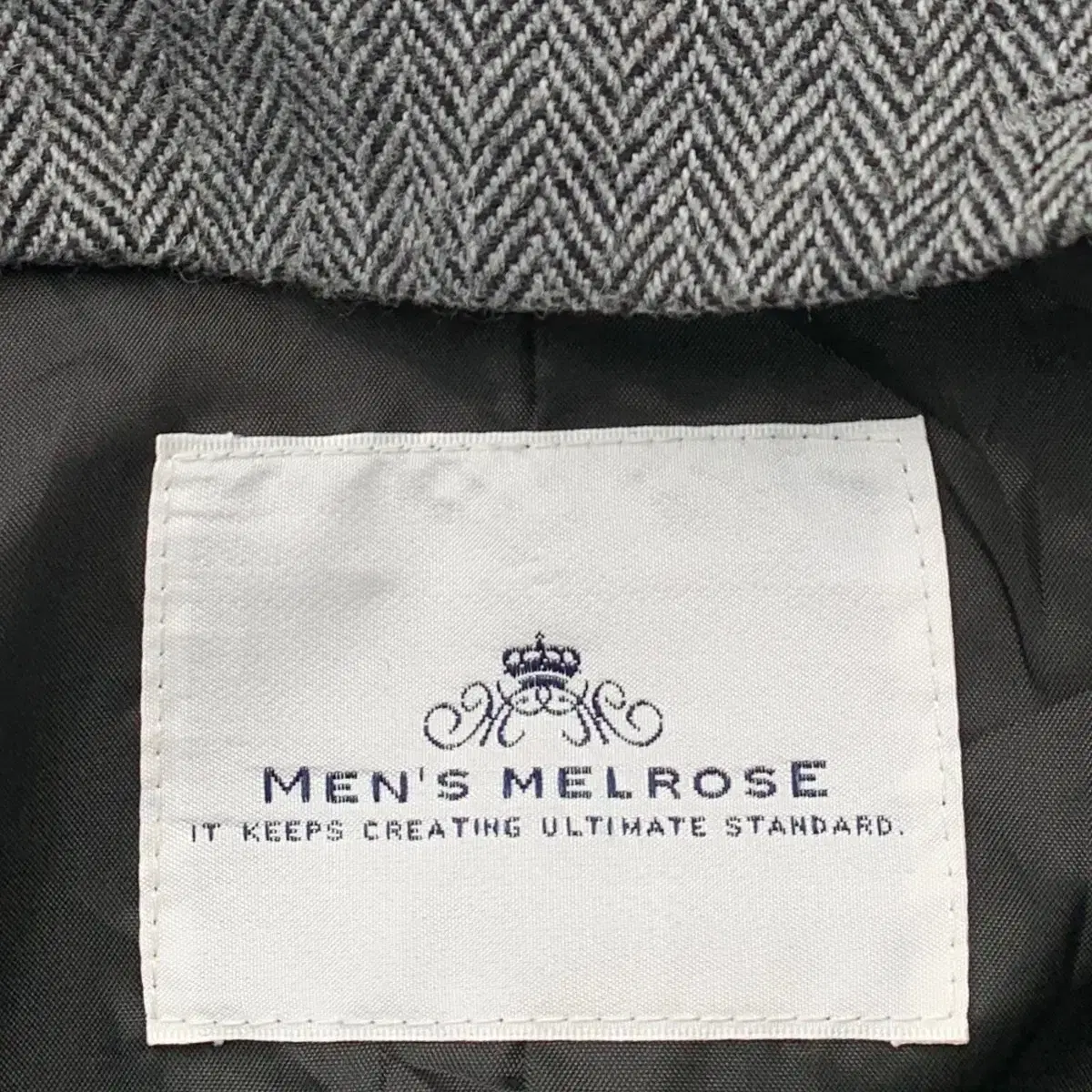 MEN'S MELROSE 헤링본 울코트