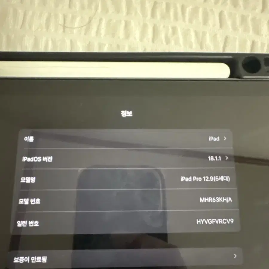 아이패드 프로 12.9 5세대 256기가 셀룰러 버전