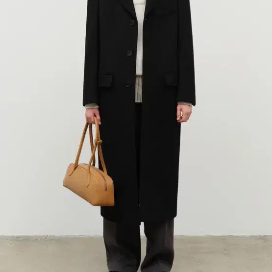 던스트  UNISEX 2-WAY 3 BUTTON CASHMERE COAT