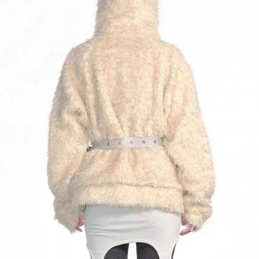 구해요! 세릭 shearing balaclava zip up, beige