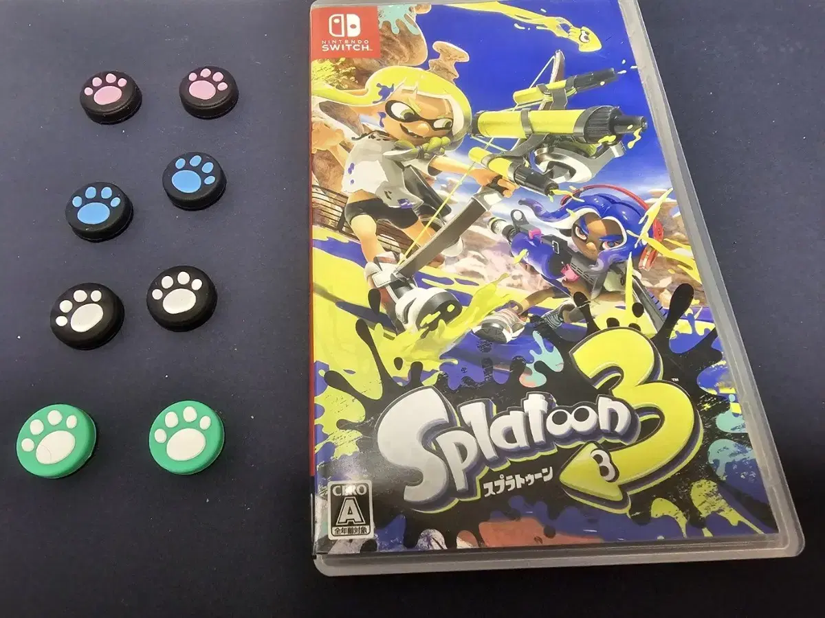 (Nyanpaw Cap Service) Nintendo Switch Splatoon 3 Japanese Version Chip Title