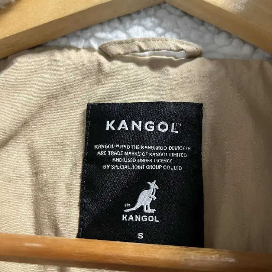 55-66 KANGOL 캉골 양털 뽀글이 후리스 플리스 점퍼 집업 정품