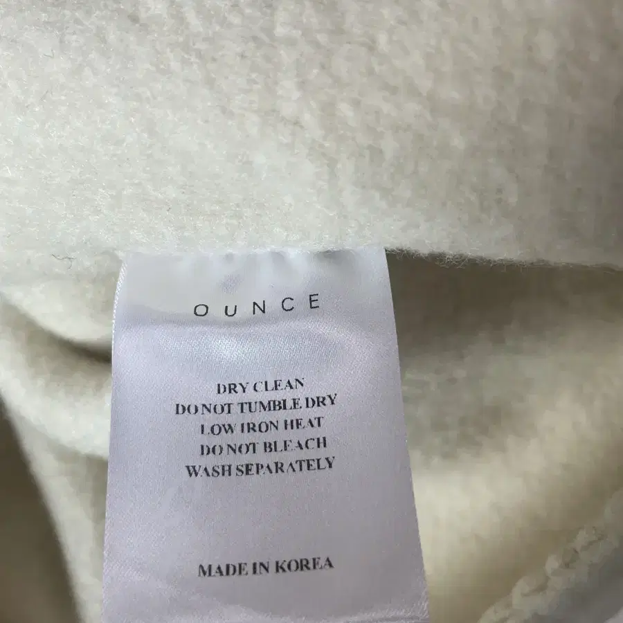 OUNCE 온스 알파카 코트 새거