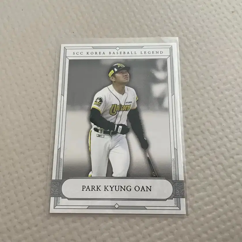 KBO Baseball Legends National Treasure kard Hyundai Unicorns Park