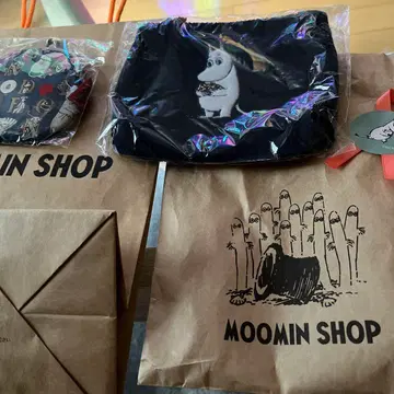 새상품 무민 지갑과 파우치