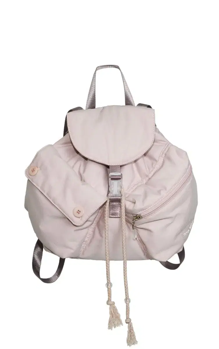 tensedance 파히섬 Button mini backpack pink