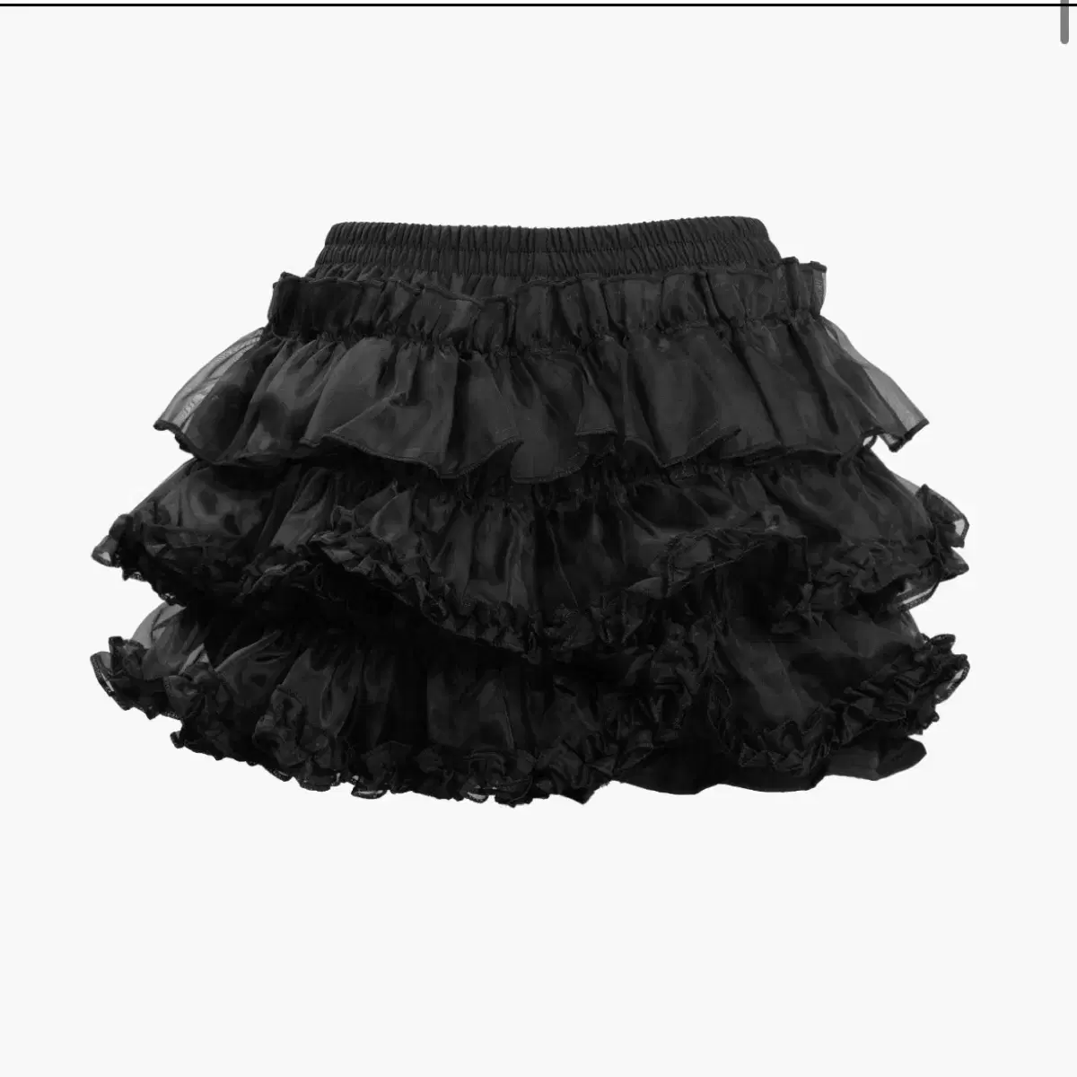 러프넥 튜튜 스커트 tutu pants skirt 블랙