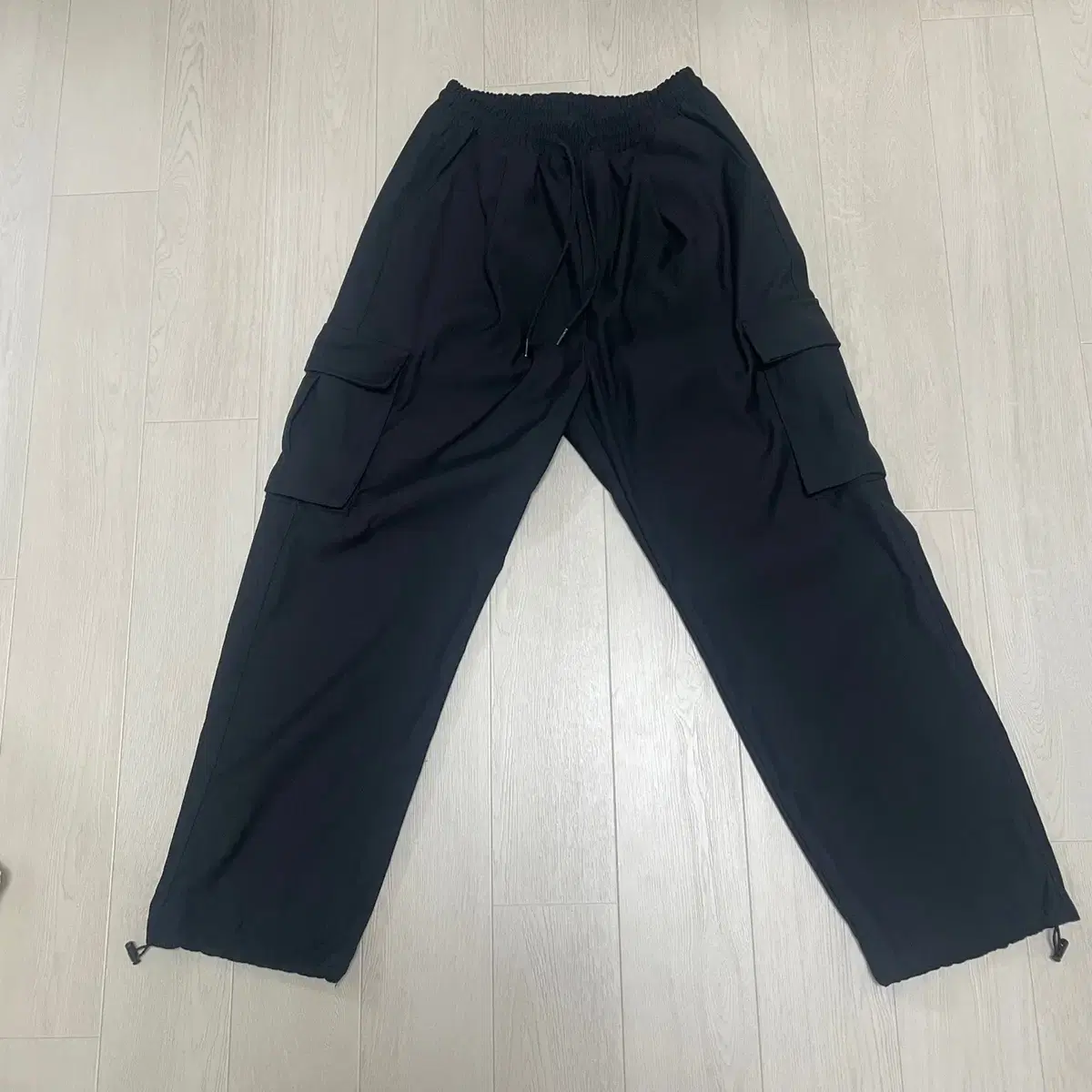 [M] 낫포너드 Wide String Cargo Slacks Pants