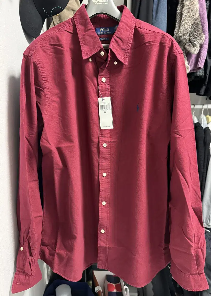 [XL] Polo / Classic Fit / Garment-dyed Shirt / Red Carpet