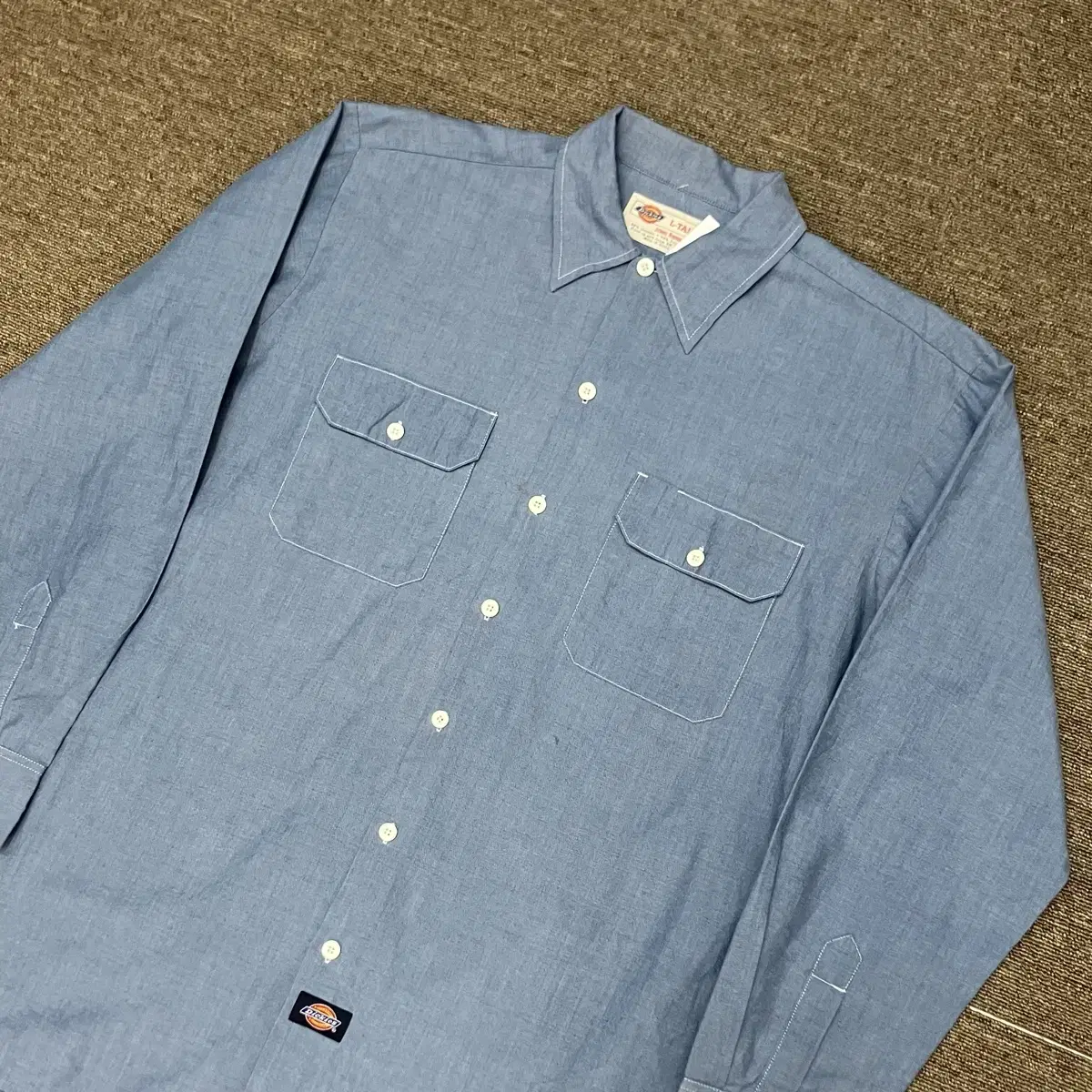 (L) Dickies 디키즈 샴브레이 워크 셔츠