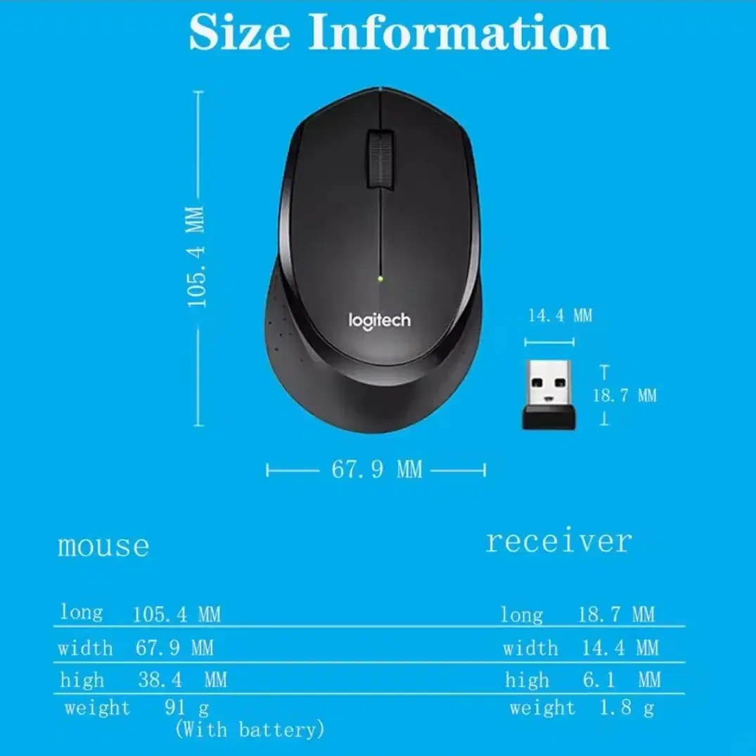 로지텍 M330 저소음 마우스 새상품 팝니다.