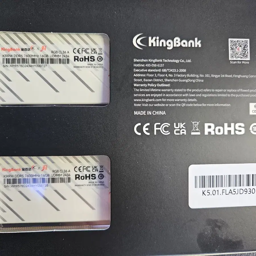 kingbank ddr5-7600mhz 32GB (16x2)