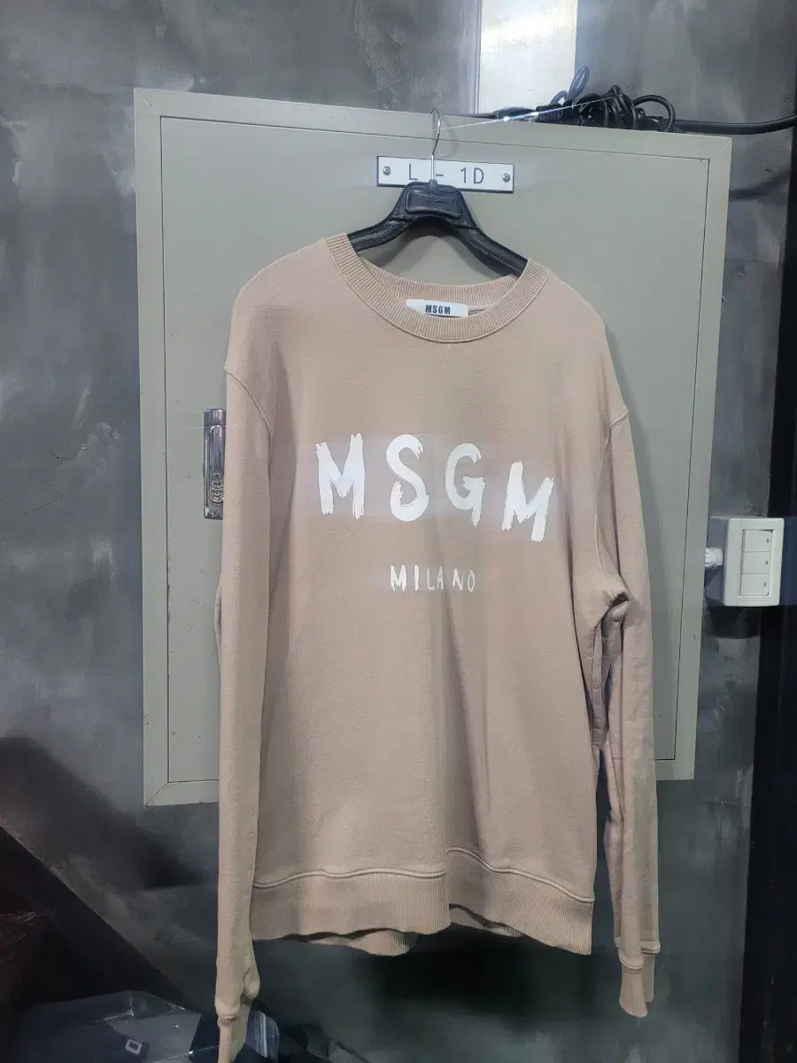 (정품) MSGM 베이지 맨투맨 L100