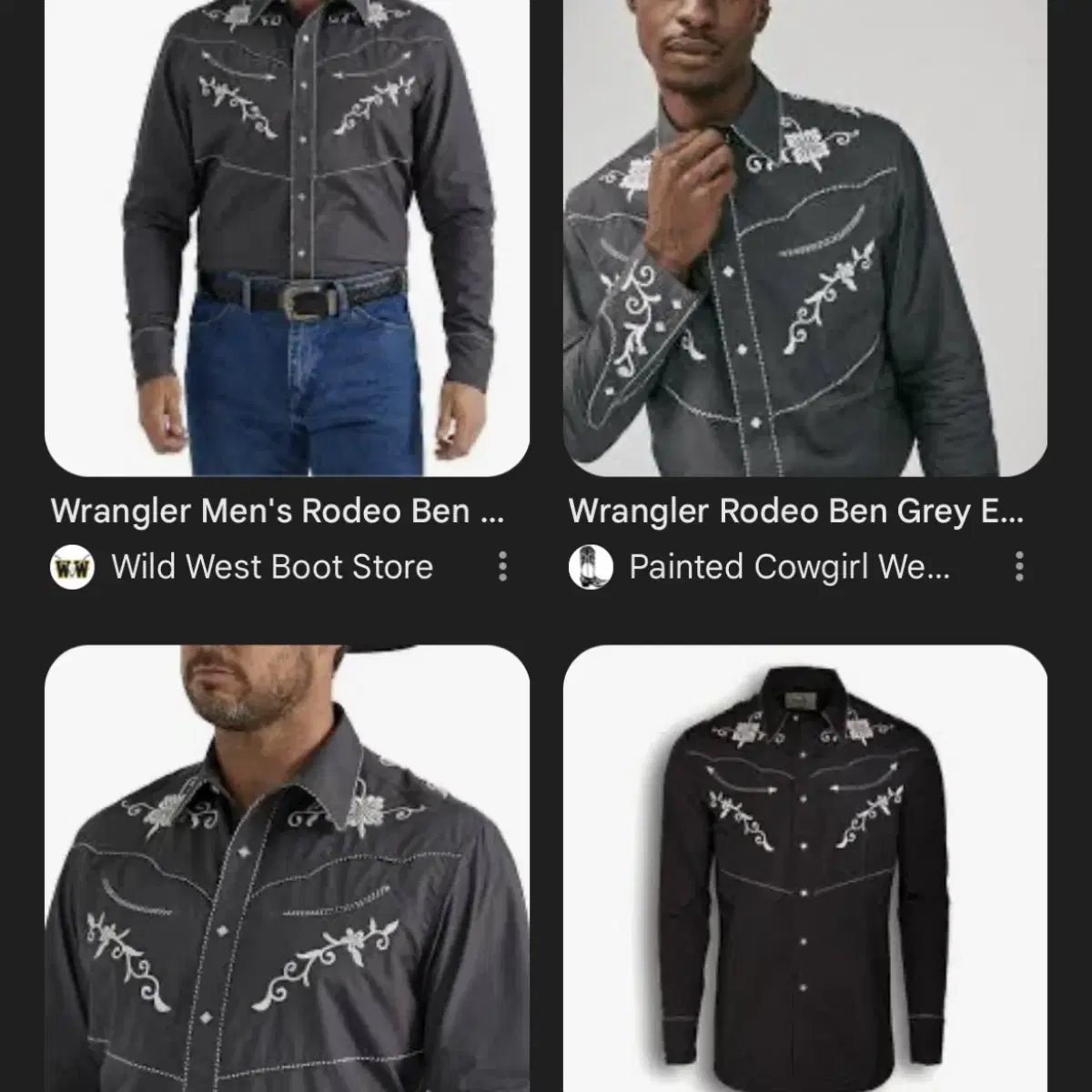 Wrangler Rodeo Ben 랭글러 볼레로 웨스턴 워크 셔츠