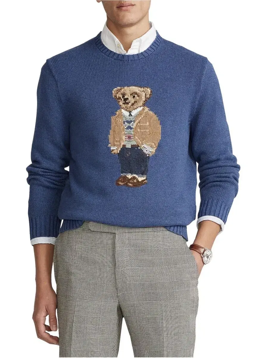 3 Polo Bear Sweater Knit (Blue/Harry Potter/College)