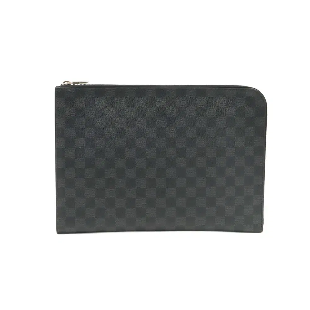 Louis Vuitton Damier Graphite Canvas Pochette Zuur GM Clutch N64437