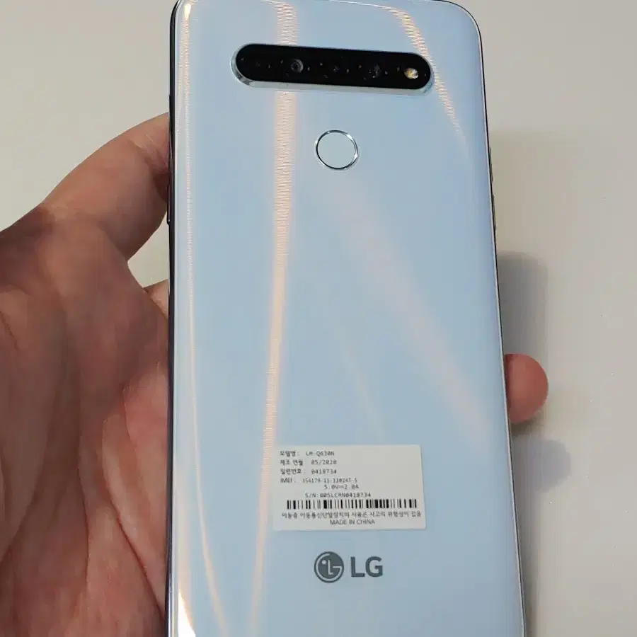 LG Q61 Q630 화이트 6만